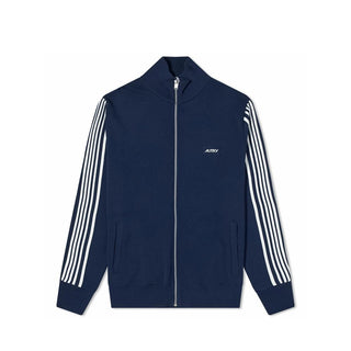 Autry Blue Nylon Cardigan