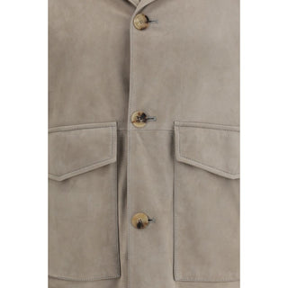 Brunello Cucinelli Bicolor Calf Leather Bos Taurus Clothing