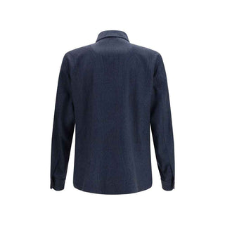 Etro Blue Wool Coat