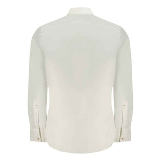 Hugo Boss White Cotton Men Shirt