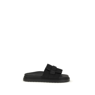 Fendi Black Polyamide Sandals