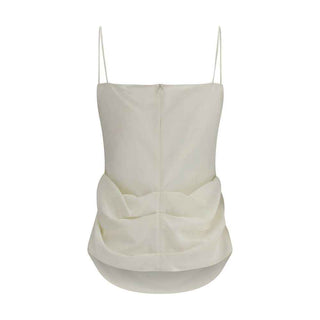 Magda Butrym Beige Silk Top