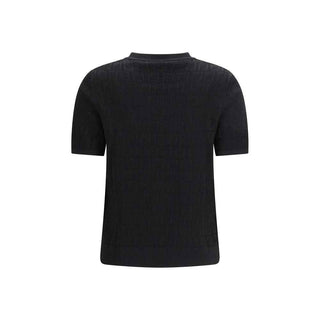 Fendi Black Viscose T-Shirt