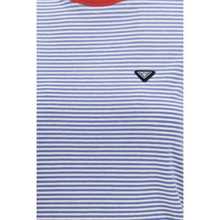 Prada Blue Cotton T-Shirt