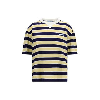 Prada Bicolor Cotton T-Shirt