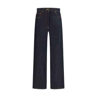 Thom Browne Blue Cotton Straight-Leg Jeans