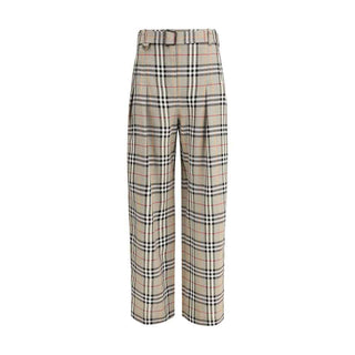 Burberry Beige Viscose Casual Pants