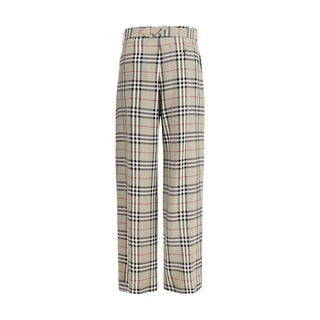 Burberry Beige Viscose Casual Pants