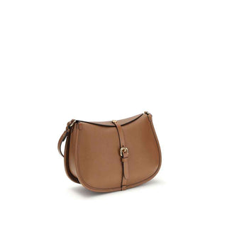 Etro Brown Calf Leather Bos Taurus Shoulder Bag