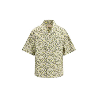 Marni Bicolor Cotton Pattern Shirt
