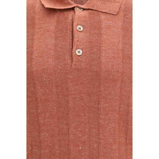 Brunello Cucinelli Orange Denim Shirt