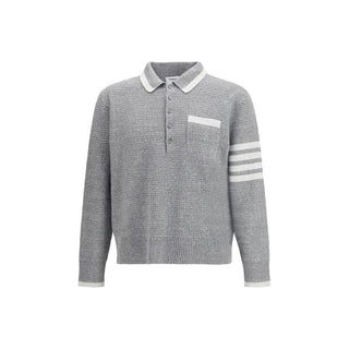 Thom Browne Gray Linen Dress Shirt