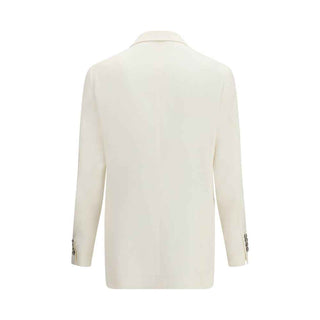 Brunello Cucinelli White Linen Blazer