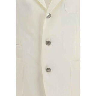 Brunello Cucinelli White Linen Blazer