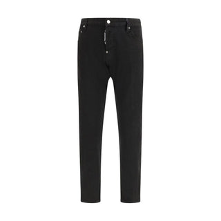 Dsquared² Black Cotton Slim Fit Jeans