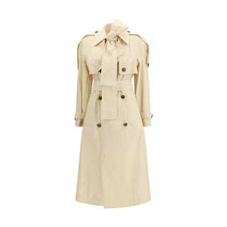 Burberry Beige Polyester Trench Coat