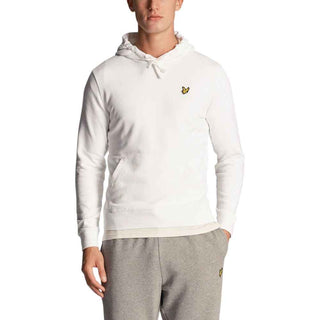 Lyle & Scott White Cotton Hoodie
