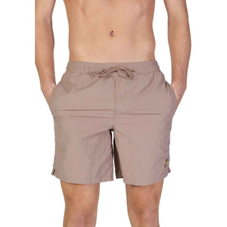 Lyle & Scott Beige Nylon Swim Shorts