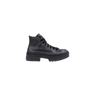 Converse Black Leather Ankle Boots