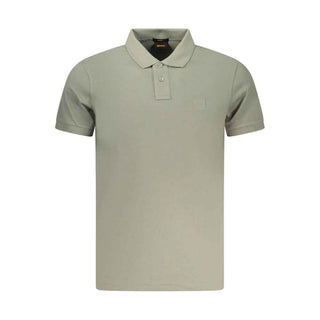 Hugo Boss Verde Cotton Men Polo