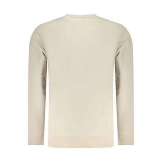 Hugo Boss Beige Cotton Men Sweatshirt