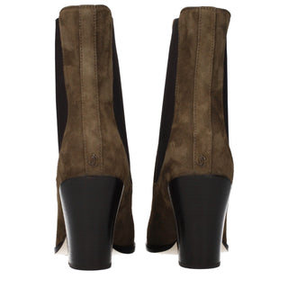 Jimmy Choo Brown Leather Ankle Boots