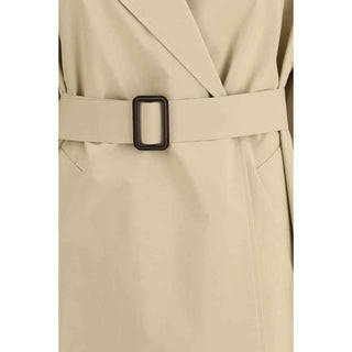 Max Mara Beige Cotton Trench Coat