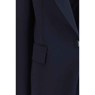 Max Mara Blue Triacetate Blazer