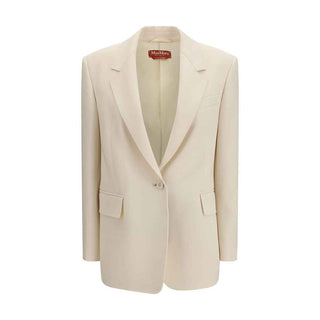 Max Mara Beige Triacetate Blazer