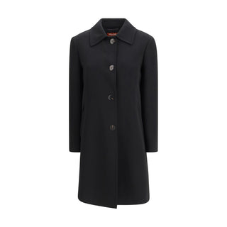 Max Mara Black Triacetate Coat