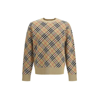 Burberry Beige Cotton Sweatshirt