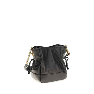 Saint Laurent Black Lamb Ovis Aries Aries Clutch Bag