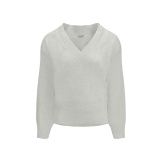 Brunello Cucinelli White Linen T-Shirt