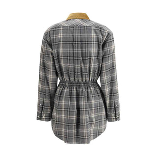 Miu Miu Gray Cotton Casual Dress