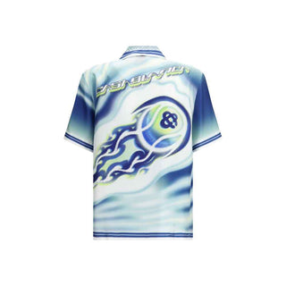 Casablanca Multicolor Silk Dress Shirt