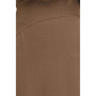 Petar Petrov Brown Silk Casual Dress