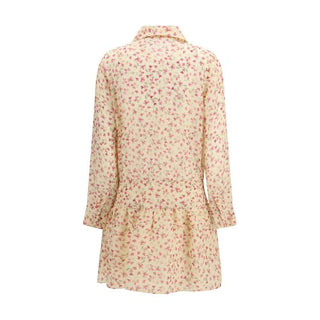 Kristina Ti Multicolor Ramie Casual Dress