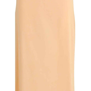 Kristina Ti Orange Silk Long Skirt