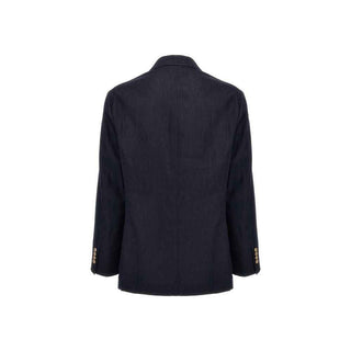Brunello Cucinelli Blue Linen Blazer