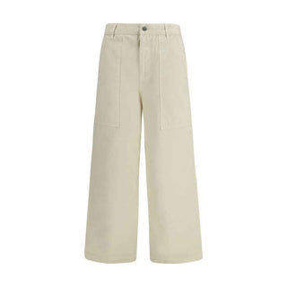 Moncler Beige Cotton Casual Pants
