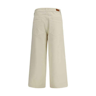 Moncler Beige Cotton Casual Pants