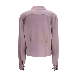 Margiela Purple Silk Dress Shirt