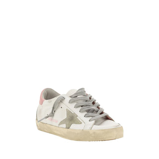 Golden Goose White Calf Leather Bos Taurus Sneakers