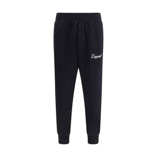 Dsquared² Black Cotton Joggers (Workout Pants)