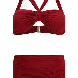 Zimmermann Bordeaux Polyester Bikini