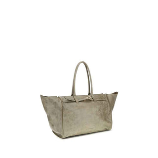 Benedetta Bruzziches Beige Calf Leather Bos Taurus Shoulder Bag