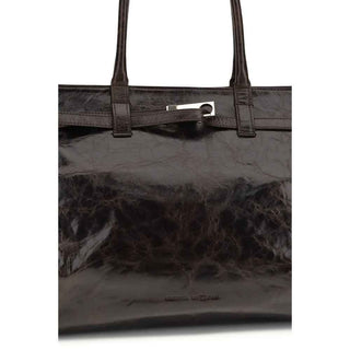 Benedetta Bruzziches Brown Calf Leather Bos Taurus Shoulder Bag