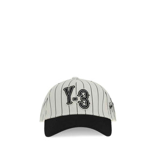 Y-3 White Polyester Cap (Baseball Hat)