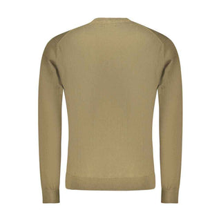 Napapijri Verde Cotton Men's Long-Sleeve Shirt