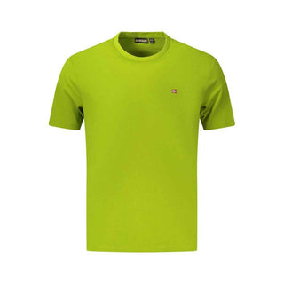 Napapijri Verde Cotton Mens T-Shirt